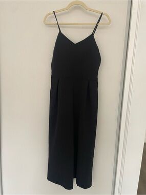 Express - Black Spaghetti-Strap Jumpsuit